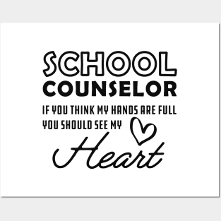 School Counselor - You should see my heart Posters and Art